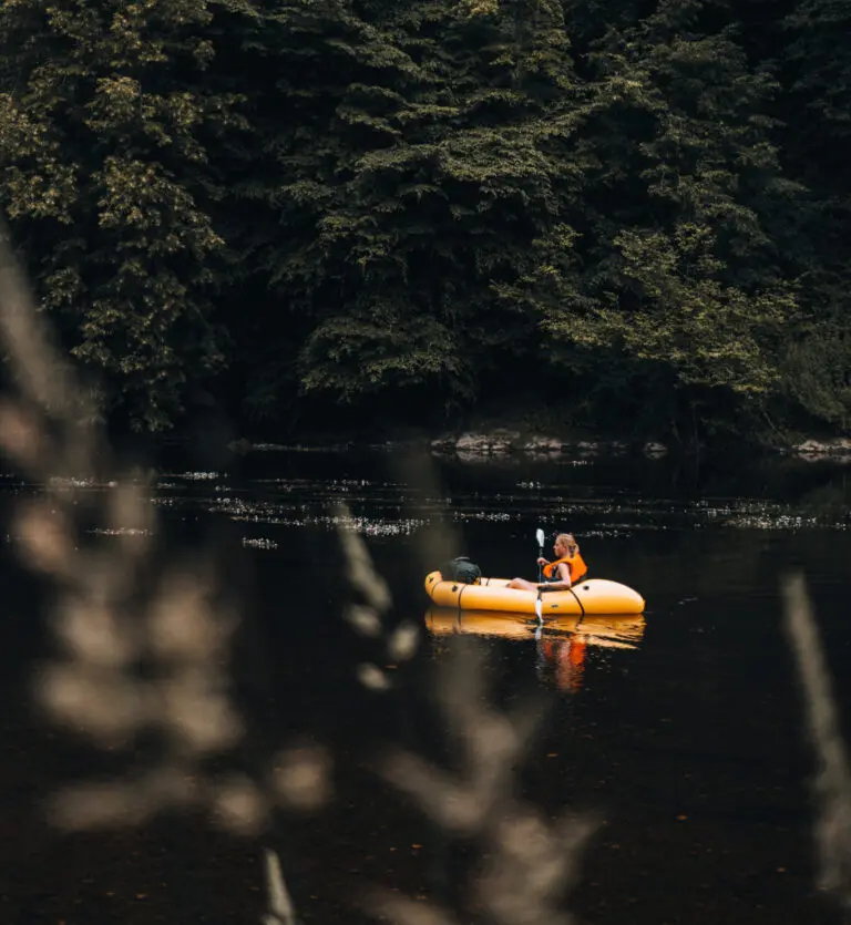 packraft trail in de ardennen