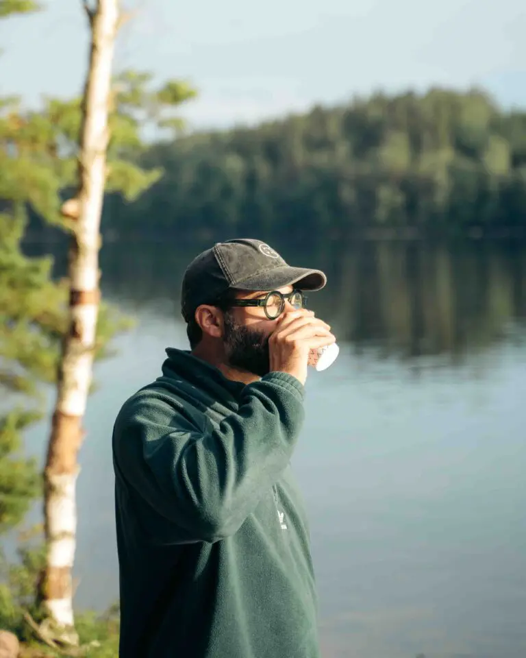 koffie aan het water