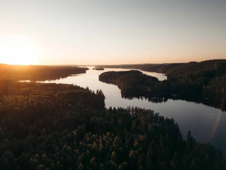 Lake in Varmland Sweden