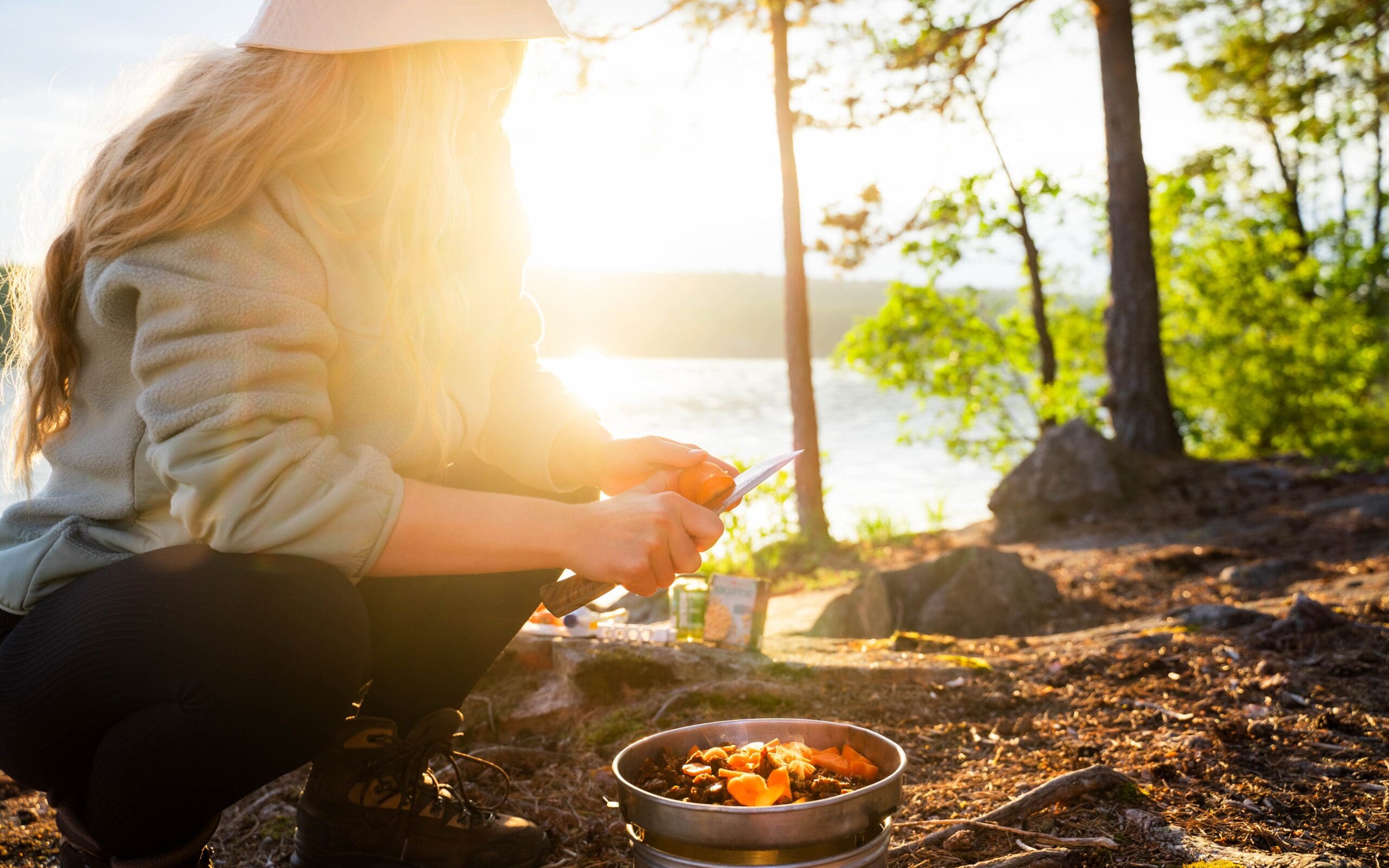 cuisiner en pleine nature