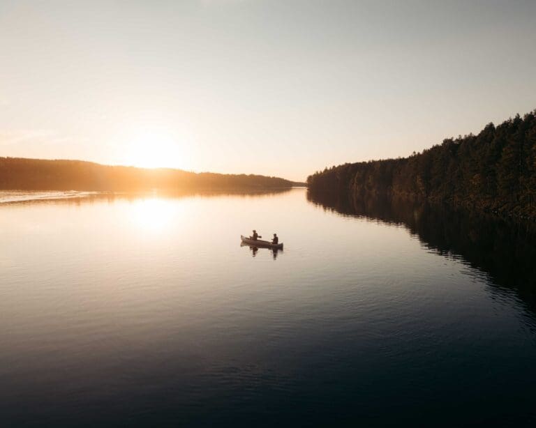 drone shot Suède